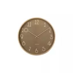 Sencillo – Horloge aux nombres graphiques ø40cm – Couleur – Vert