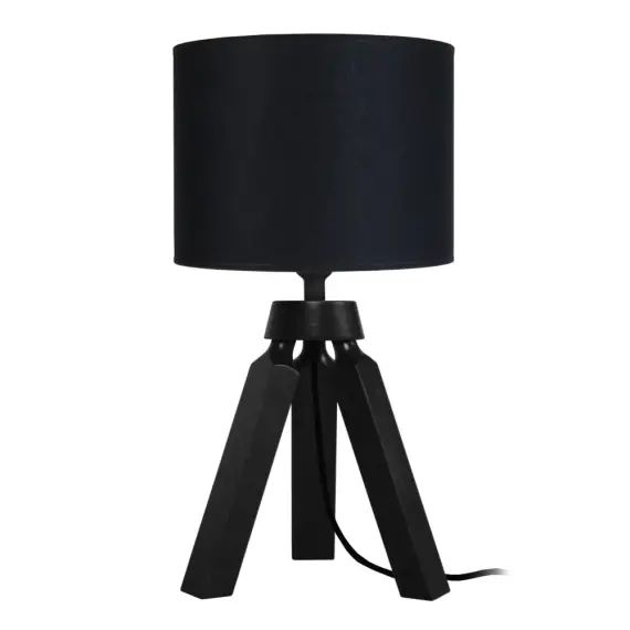 Lampe a poser bois  noir