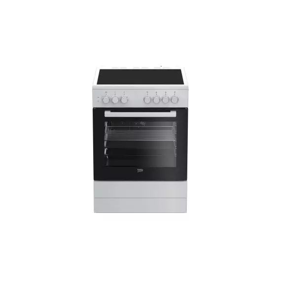 Cuisinière vitrocéramique 60 cm BEKO FSE67100GWS