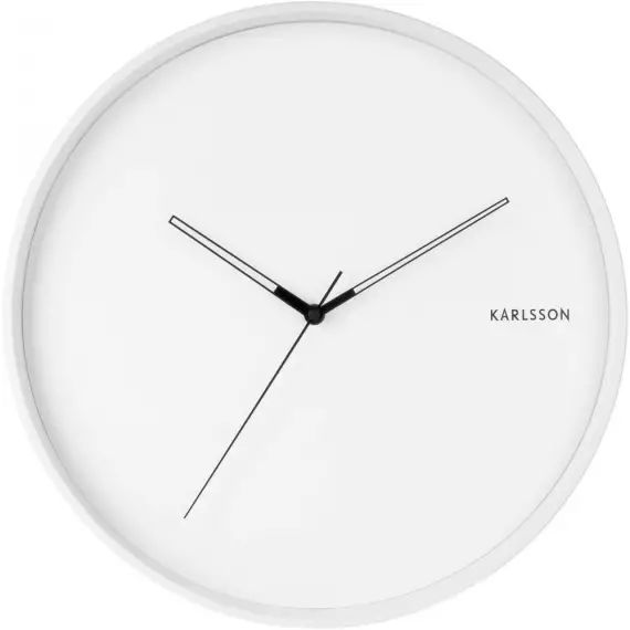 Horloge en métal hue blanc
