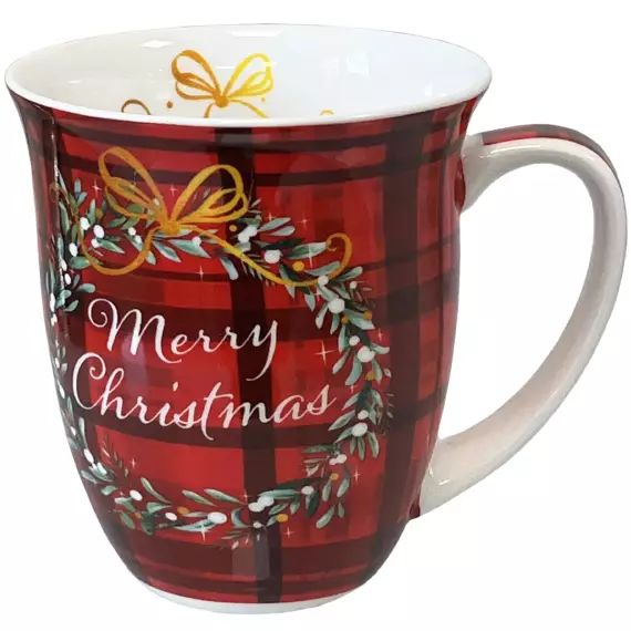 Tasse en porcelaine fine merry christmas