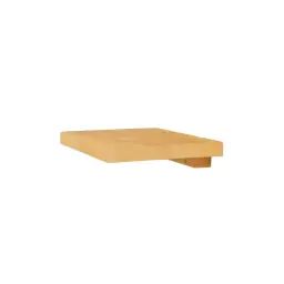 Table de chevet flottante avec etagère en épicéa couleur marron clair