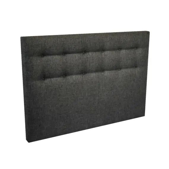 Tete de lit capitonnée – Gris éléphant, – 160 x 115 cm