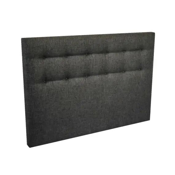 Tete de lit capitonnée – Gris éléphant, – 160 x 115 cm