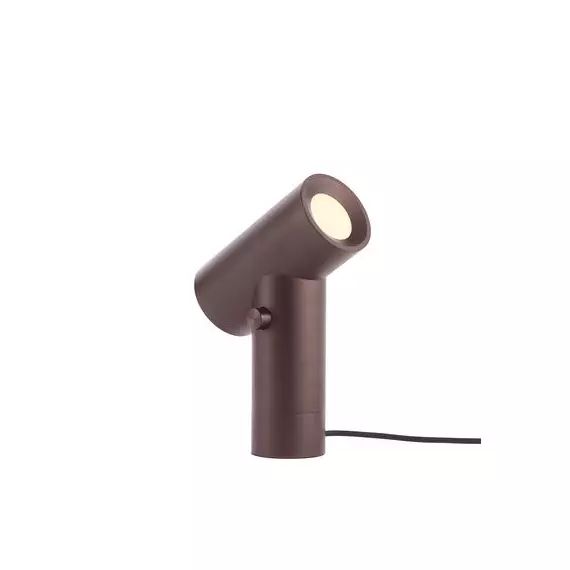 Lampe de table Beam en Métal, PVC – Couleur Marron – 33.02 x 33.02 x 26.2 cm – Designer Tom Chung