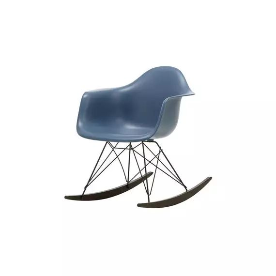 Rocking chair Eames Plastic Armchair en Plastique, Acier laqué époxy – Couleur Bleu – 63 x 82.77 x 76 cm – Designer Charles & Ray Eames