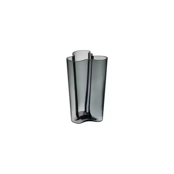 Vase Aalto en Verre, Verre soufflé bouche – Couleur Gris – 17 x 17 x 25 cm – Designer Alvar Aalto