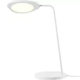 Lampe de table Leaf en Métal, Aluminium – Couleur Blanc – 18.5 x 15.5 x 41.5 cm – Designer Broberg & Ridderstrale