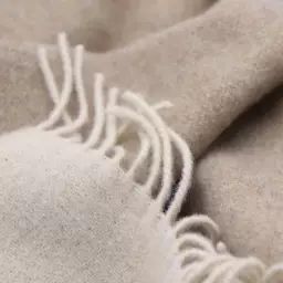 Plaid en laine et cachemire