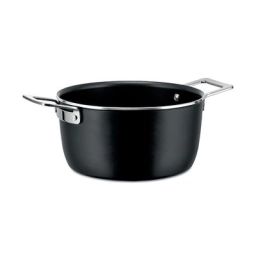 Faitout Pots&Pans en Métal, Acier magnétique – Couleur Noir – 31.07 x 31.07 x 11 cm – Designer Jasper Morrison