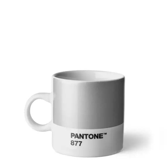 Tasse à expresso Pantone argenté