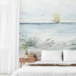 Papier peint panoramique coucher de soleil 300 x 250 cm