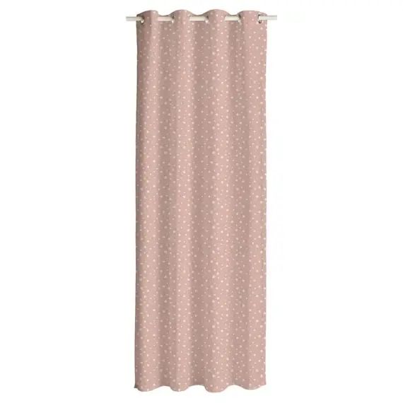 Rideau en Coton Rose 140×240 cm