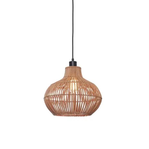 Suspension rotin  naturel, h. 28cm