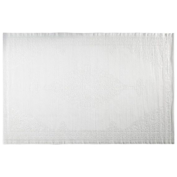Tapis d’extérieur en polypropylène blanc 180×270 IBIZA
