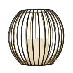 Photophore métal rond 18×17 cm