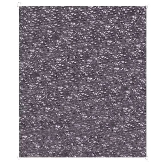 Voile ombrage camouflage rectangulaire gris 200x300cm