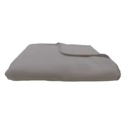 plaid polyester gris 130x150cm