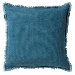 Coussin – bleu en coton 60×60 cm uni