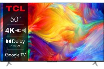 TV LED Tcl TV TCL LED 50P638 4K HDR Google Tv