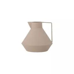 Vase Vases en Métal, Aluminium – Couleur Beige – 23 x 23 x 22 cm