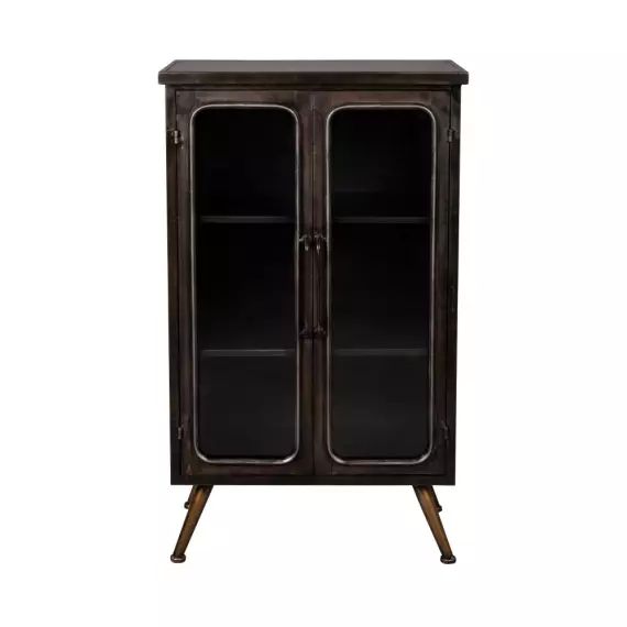 Denza – Vitrine style industriel en métal