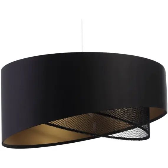Suspension Tissu Noir 50x50x23 cm