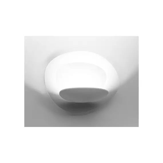 Applique Pirce en Métal, Aluminium verni – Couleur Blanc – 22 x 40.41 x 14.8 cm – Designer Giuseppe Maurizio Scutellà