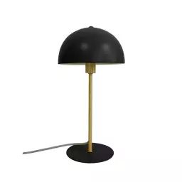 Bonnet – Lampe à poser champignon en métal – Couleur – Noir