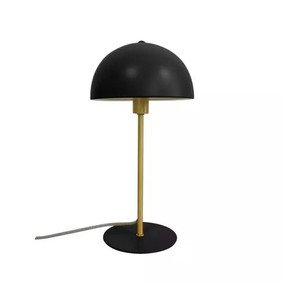 Bonnet – Lampe à poser champignon en métal – Couleur – Noir