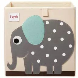 Boîte de rangement pour jouets, Éléphant blanc