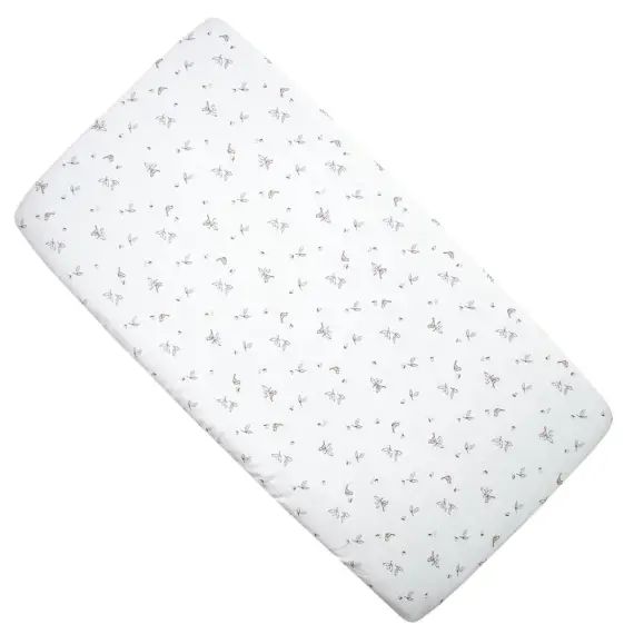 Drap housse berceau en gaze de coton  40 x 80cm