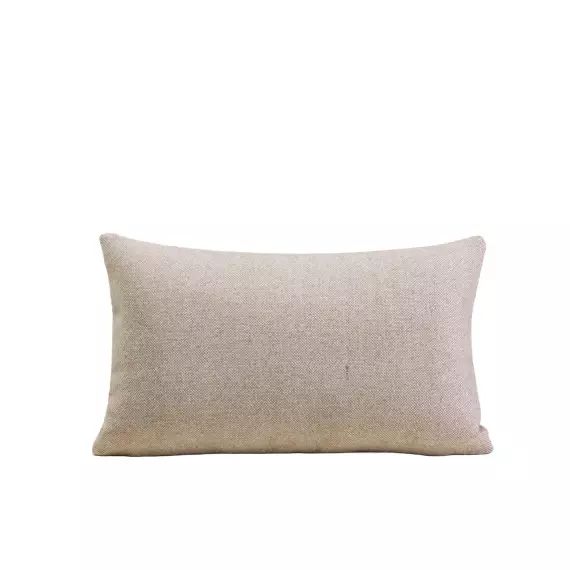 Housse de coussin 28×47 cm Chiné naturel