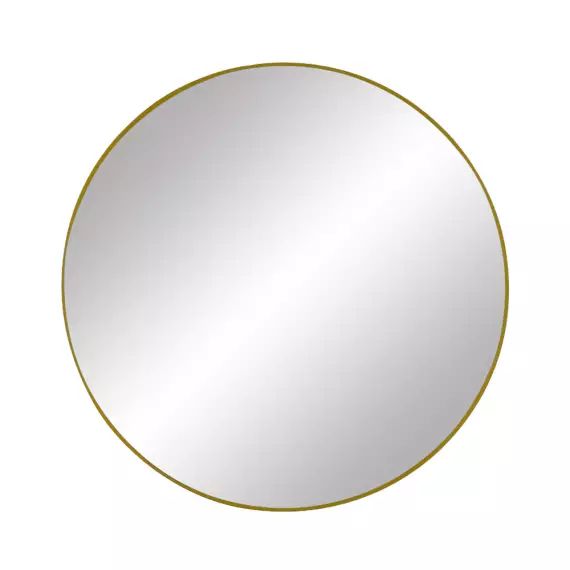 Palace – Miroir rond en métal ø110cm – Couleur – Or