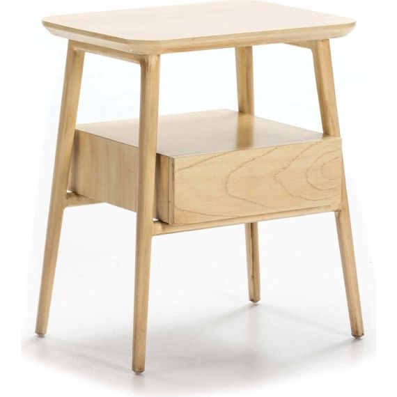 Table de chevet tradition 1 tiroir en bois clair