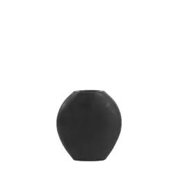 Vase noir plastique 29.5x8x31.5cm