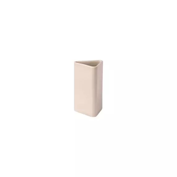 Vase Canvas en Céramique, Céramique émaillée – Couleur Gris – 16.87 x 16.87 x 15 cm – Designer Nicholai Wiig-Hansen