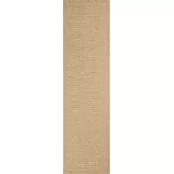 Tapis effet jute naturel beige  60×180