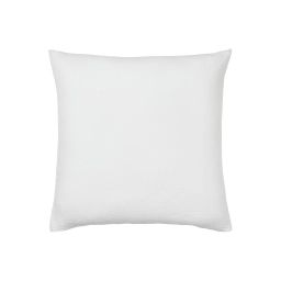 Taie d’oreiller unie en coton blanc 65×65