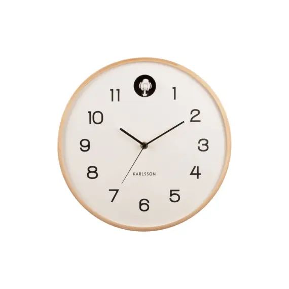Horloge murale ronde D31,5cm blanc