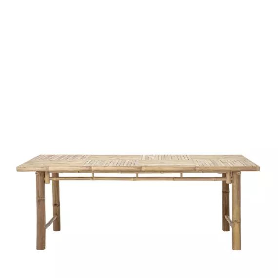 Table à manger en bambou 100x200cm