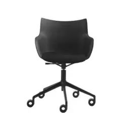 Fauteuil de bureau Smart Wood en Bois, Contreplaqué de bois moulé – Couleur Noir – 62 x 60 x 81 cm – Designer Philippe Starck