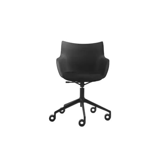 Fauteuil de bureau Smart Wood en Bois, Contreplaqué de bois moulé – Couleur Noir – 62 x 60 x 81 cm – Designer Philippe Starck