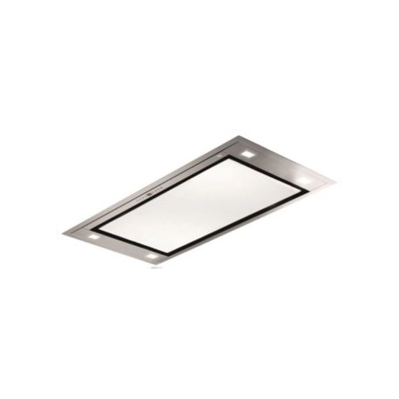 Hotte plafond Roblin INSPIRATION 1000 VERRE BLANC SANS MOTEUR