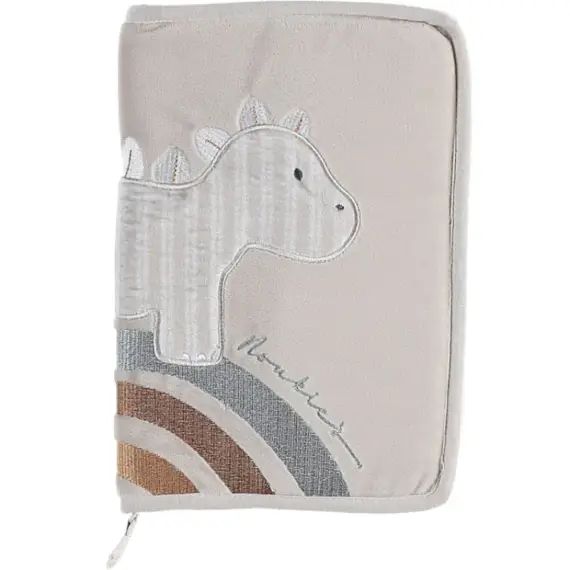 Protège carnet de santé dino en Veloudoux