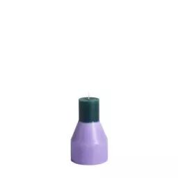 Bougie Pillar en Cire – Couleur Violet – 16.51 x 16.51 x 15 cm – Designer Lex Pott