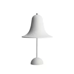 Lampe sans fil rechargeable Pantop en Plastique, Polycarbonate peint – Couleur Blanc – 200 x 27.85 x 30 cm – Designer Verner Panton