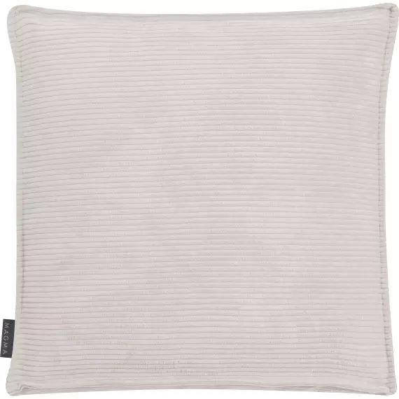 Housse De Coussin Décorative Sferra Amelia Ivoire En Coton Matelassé 20x20, NEUVE