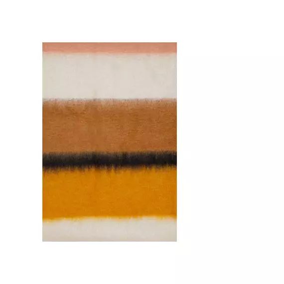 Plaid Plaids en Tissu, Laine – Couleur Jaune – 24.99 x 24.99 x 24.99 cm – Designer Sarah Lavoine