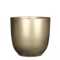 Cache-pot en céramique doré D22,5